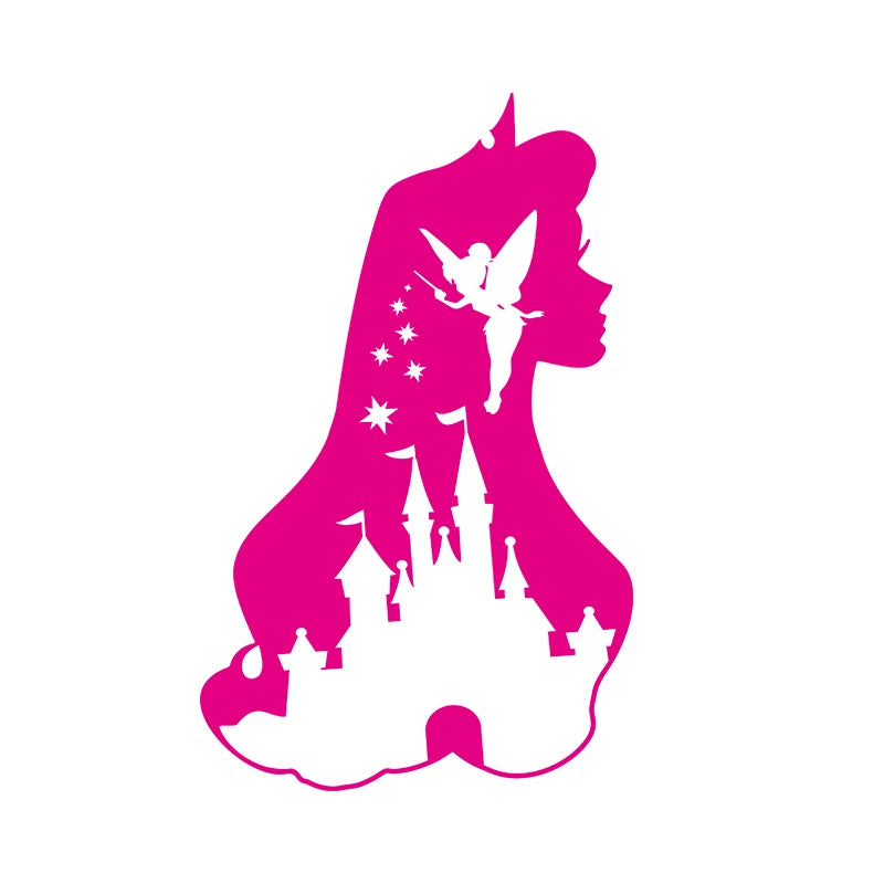 Princess Castle Vinyl Sticker – Cute Decal for Room, Laptop, Mug & More